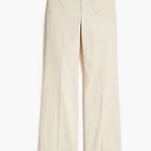 Worn Once! J Crew Cream Wide-Leg Trousers